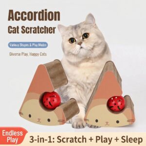 Triangle style - cat scratching board